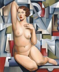 Seated Cubist Nude (Catherine Abel) - Muzeo.com