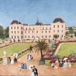 Spring in the Jardin du Luxembourg (Fabienne Delacroix) - Muzeo.com
