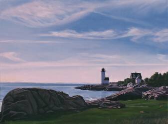 Squam Light Evening (David Arsenault) - Muzeo.com