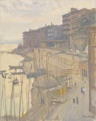 The Ganges at Varanesi (Julian Barrow) - Muzeo.com