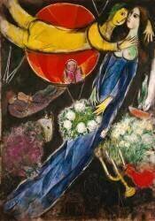 The red sun (Marc Chagall) - Muzeo.com