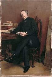 Alexandre Dumas fils (1824-1895) - en 1877 (Jean-Louis-Ernest Meissonier) - Muzeo.com