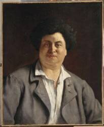 Alexandre Dumas père (1802-1870) - portrait posthume (Charles-Alphonse Bellay) - Muzeo.com