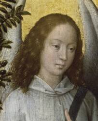 Ange tenant un rameau d'olivier (Hans Memling) - Muzeo.com