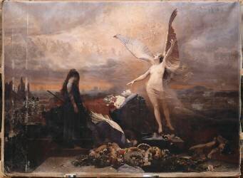 Apothéose aux funérailles de Thiers (Jehan Georges Vibert) - Muzeo.com