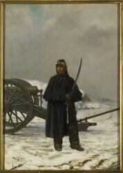 Artilleur de faction, 1870-1871 (Paul-Louis-Narcisse Grolleron) - Muzeo.com