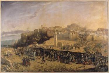 Attaque de la brèche de Constantine (Eugène Napoléon Flandin) - Muzeo.com