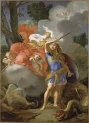 Cadmus ayant tué le Dragon, Minerve lui ordonne d'en semer les dents (Thomas Blanchet) - Muzeo.com
