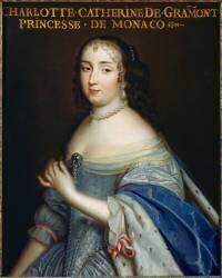 Charlotte-Catherine de Gramont (1639-1678), princesse de Monaco et duchesse de Valentinois (Frères Beaubrun) - Muzeo.com