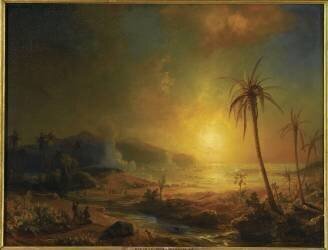 Combat naval devant la Martinique , 20 juillet 1674 (Théodore Gudin) - Muzeo.com