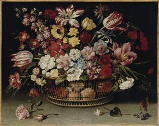 Corbeille de fleurs (Jacques Linard) - Muzeo.com