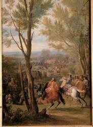 Défaite de l'armée espagnole près du canal de Bruges, 31 août 1667 (Adam Frans van der Meulen) - Muzeo.com