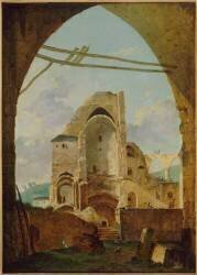 Démolition de l'abbaye de Montmartre (Louis Gabriel Moreau the Elder) - Muzeo.com