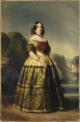 Dona Marie-Louise Ferdinande de Bourbon, Infante d'Espagne, duchesse de Montpensier en 1846 (Franz Xaver Winterhalter) - Muzeo.com