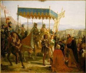 Entrée de Charles VIII à Naples, le 12 mai 1495 (Eloi Firmin Féron) - Muzeo.com