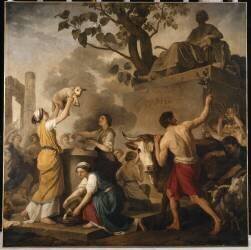 Fête à Palès, ou l'Eté (Joseph Benoît Suvée) - Muzeo.com