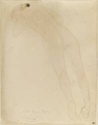 Femme nue, de dos, étendue sur le ventre (Auguste Rodin) - Muzeo.com