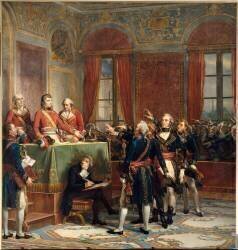 Installation du Conseil d'Etat au palais du Petit-Luxembourg, le 25 décembre 1799 (Auguste Couder) - Muzeo.com