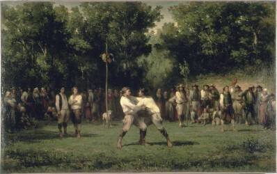 Jour de fête en Cornouailles (Adolphe-Pierre Leleux) - Muzeo.com