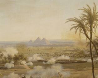 La Bataille des Pyramides, 21 juillet 1798 (Louis François Lejeune) - Muzeo.com