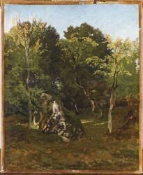 La Gorge-aux-Loups (Forêt de Fontainebleau) (Eugène Lavieille) - Muzeo.com