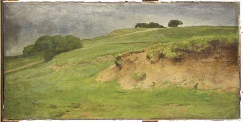 La Lande, dit aussi La Sablière : effet d'orage (Antoine Chintreuil) - Muzeo.com