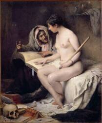 La leçon avant le sabbat (Louis-Maurice Boutet de Monvel) - Muzeo.com