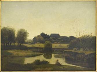 La mare (Henri Joseph Harpignies) - Muzeo.com