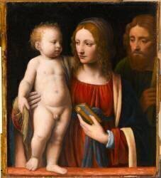 La Sainte Famille (Bernardino Luini) - Muzeo.com