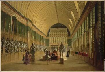 La Salle des Preuses au château de Pierrefonds (Sébastien Charles Giraud) - Muzeo.com