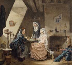 La tireuse de cartes (Christian-Marie Colin de la...) - Muzeo.com