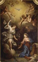 L'Annonciation (Louis Boullogne the Younger) - Muzeo.com