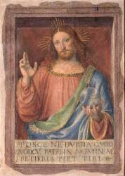 Le Christ Bénissant, Sauveur du Monde (Bernardino Luini) - Muzeo.com