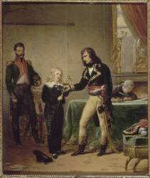 Le Général Bonaparte remettant au jeune Eugène de Beauharnais l'épée de son père (Charles de Steuben) - Muzeo.com