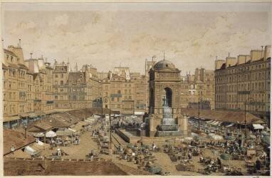 Le marché des Innocents (Théodore-Joseph-Hubert...) - Muzeo.com