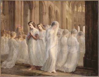 Le Poème de l'âme. Première communion (Louis Janmot) - Muzeo.com