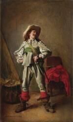Le Rieur, époque XVIIe siècle (Jean-Louis-Ernest Meissonier) - Muzeo.com