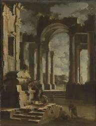 Le sacrifice d'Abraham (Leonardo Coccorante) - Muzeo.com