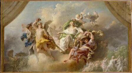 Le Triomphe de Flore (Antoine-François Callet) - Muzeo.com