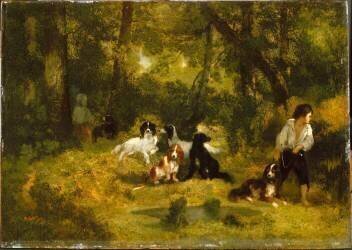 Le Valet de chiens (Narcisse Diaz de la Pena) - Muzeo.com