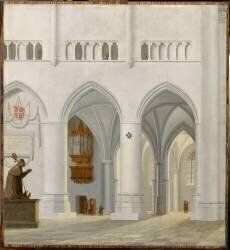 L'Eglise Saint-Bavon de Haarlem (Pieter Jansz Saenredam) - Muzeo.com