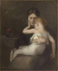 L'Enfant malade (Eugène Carrière) - Muzeo.com