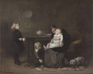 L'enfant malade (Eugène Carrière) - Muzeo.com