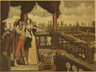 L'odorat (à la suite des cinq sens) (Abraham Bosse) - Muzeo.com