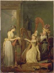 Madame de Genlis et les enfants du duc d'Orléans (Jean-Baptiste Mauzaisse) - Muzeo.com