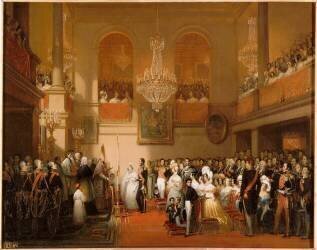 Mariage de Léopold Ier, roi des Belges et de la princesse Louise d'Orléans (Joseph-Désiré Court) - Muzeo.com