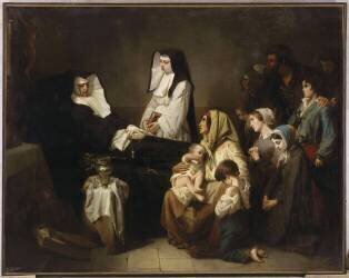 Mort d'une soeur de charité (Isidore Pils) - Muzeo.com