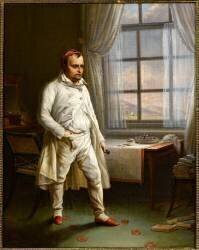 Napoléon Ier à Sainte-Hélène dictant ses mémoires. (Charles de Steuben) - Muzeo.com