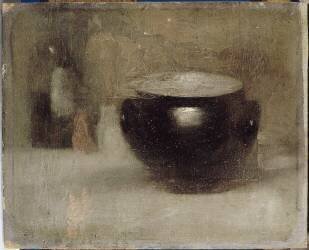 Nature morte : pot de terre (Eugène Carrière) - Muzeo.com