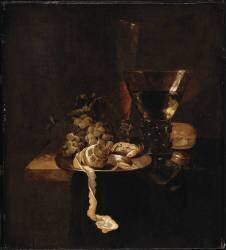 Nature morte au citron pelé et au verre, dit autrefois Reliefs d'un déjeuner (Abraham van Beyeren) - Muzeo.com
